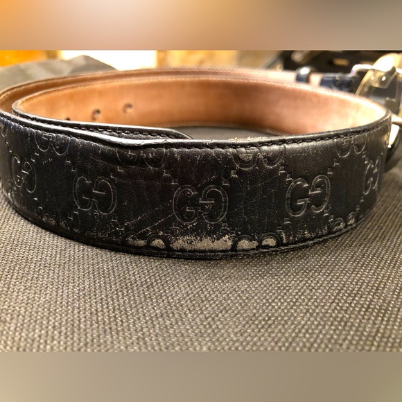 GUCCI - Signature Leather Belt - 80-32 - Picture 7 of 16